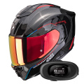 Pack Exo 1500 Carbon Air Mundi Black Red + Kit bluetooth 5R Lite Solo