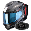 Pack Exo 1500 Carbon Air Zity Black Red Blue + Kit bluetooth 5R Lite Solo