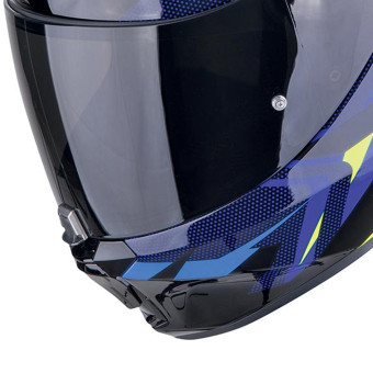 Scorpion Exo 391 Aaxo Black Blue + Kit bluetooth BT Mini