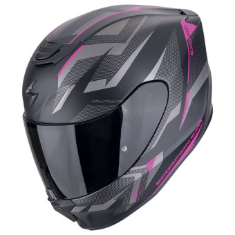 Scorpion Exo 391 Aaxo Matt Black Pink + Kit bluetooth 5R Lite