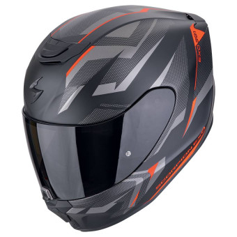 Scorpion Exo 391 Aaxo Matt Black Red + Kit Bluetooth Lokui K30