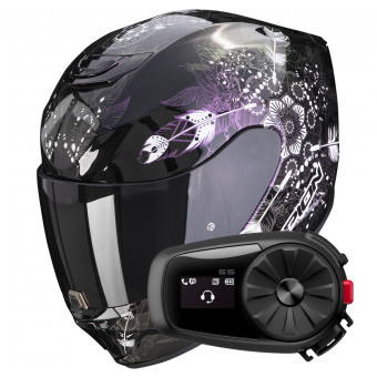 Integral Scorpion Exo 391 Dream Black Chameleon + Kit Bluetooth 5S