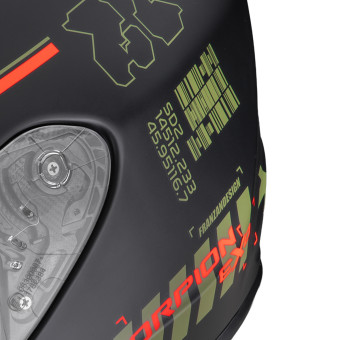 Scorpion Exo 391 Iron Matt Black Green Red