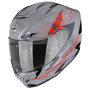 Casque Integral Scorpion Exo 391 Key Grey Black Red