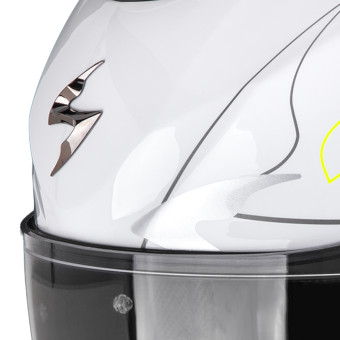 Scorpion Exo 391 Key White Silver Neon Yellow