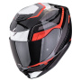 Casque Integral Scorpion Exo 391 Leo Black Red