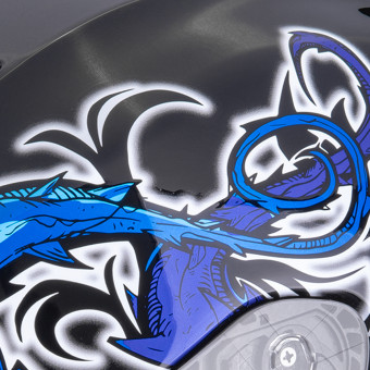 Scorpion Exo 391 Mumia Black Blue