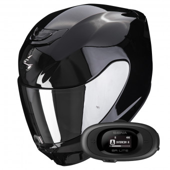 Integral Scorpion Exo 391 Solid Black + Kit bluetooth 5R Lite