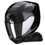 Casque Integral Scorpion Exo 391 Solid Black + Kit bluetooth Exo-Com Link-1C