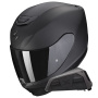 Casque Integral Scorpion Exo 391 Solid Matt Black + Kit bluetooth Exo-Com Link-1