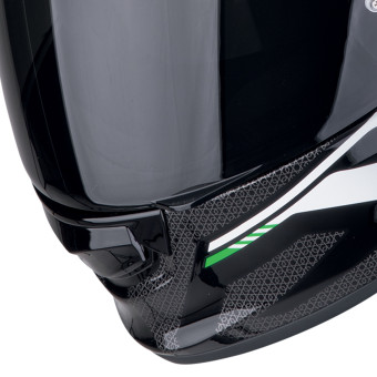 Scorpion Exo 491 Kripta Black Green White + Kit Bluetooth BT Mini