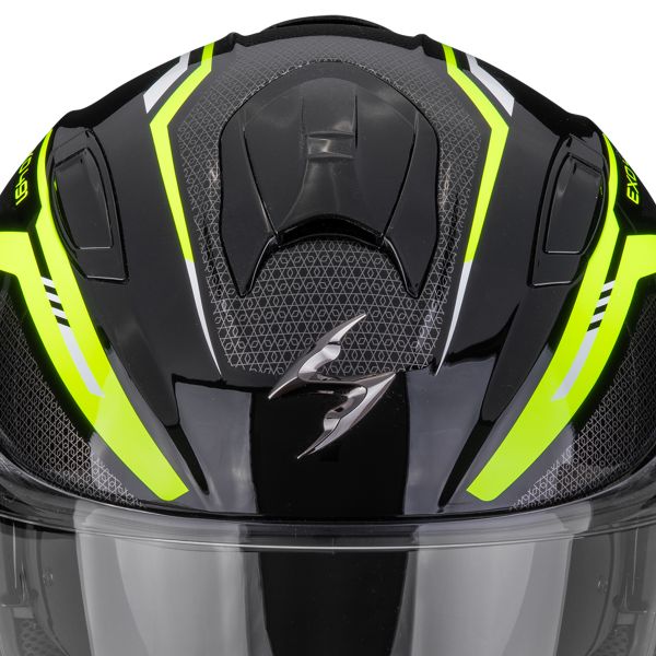 Scorpion Exo 491 Kripta Black Neon Yellow White