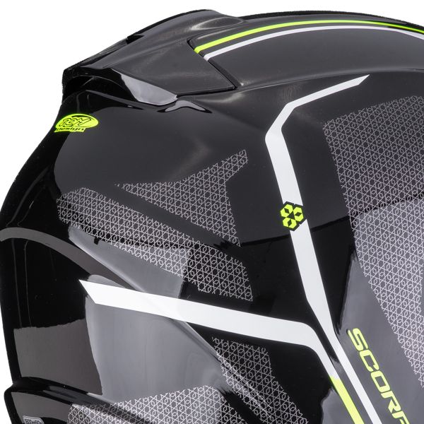 Scorpion Exo 491 Kripta Black Neon Yellow White