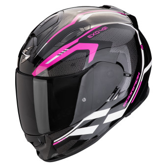Scorpion Exo 491 Kripta Black Pink White + Bluetooth-Kit Exo-Com Link-1C