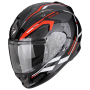 Casque Integral Scorpion Exo 491 Kripta Black Red White