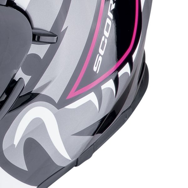 Scorpion Exo 491 Pirate Pink + Bluetooth-Kit Exo-Com Link-1C