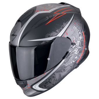 Scorpion Exo 491 Run Matt Black Red + Kit bluetooth 5R Lite