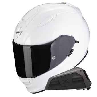 Integral Scorpion Exo 491 Wei + Bluetooth-Kit Exo-Com Link-1
