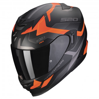 Scorpion Exo 520 Evo Air Elan Matt Black Orange + Kit Bluetooth 5S