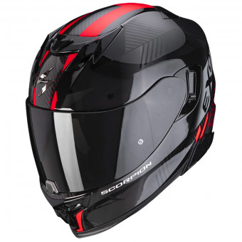 Scorpion Exo 520 Evo Air Laten Black Red + Kit Bluetooth 5S