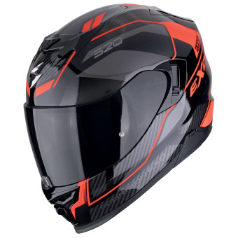 Scorpion Exo 520 Evo Air Lena Black Red + Kit Bluetooth BT Mini