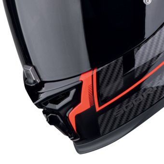 Scorpion Exo 520 Evo Air Lena Black Red + Kit Bluetooth BT Mini