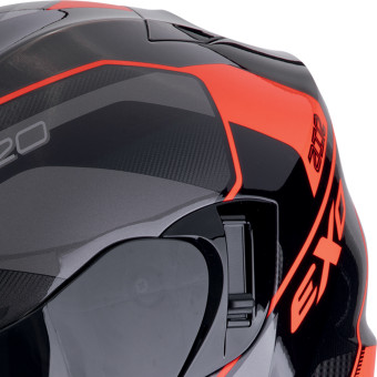 Scorpion Exo 520 Evo Air Lena Black Red + Kit Bluetooth BT Mini