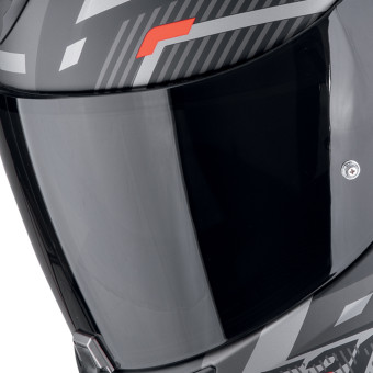 Scorpion Exo 520 Evo Air Ranka Matt Black Red + Kit bluetooth Exo-Com Link-1