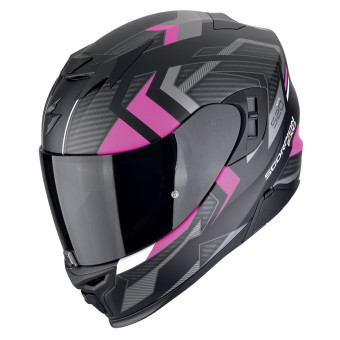 Scorpion Exo 520 Evo Air Sensus Matt Black Pink + Kit bluetooth 5R Lite