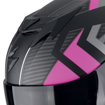 Scorpion Exo 520 Evo Air Sensus Matt Black Pink + Kit bluetooth 5R Lite