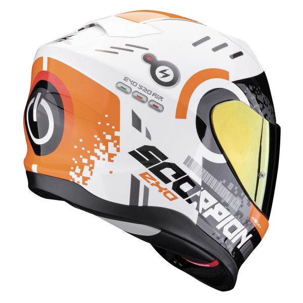 Scorpion Exo 520 Evo Air Titan White Orange
