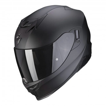 Scorpion Exo 520 Evo Air Solid Matt Black + Kit bluetooth Exo-Com Link-1