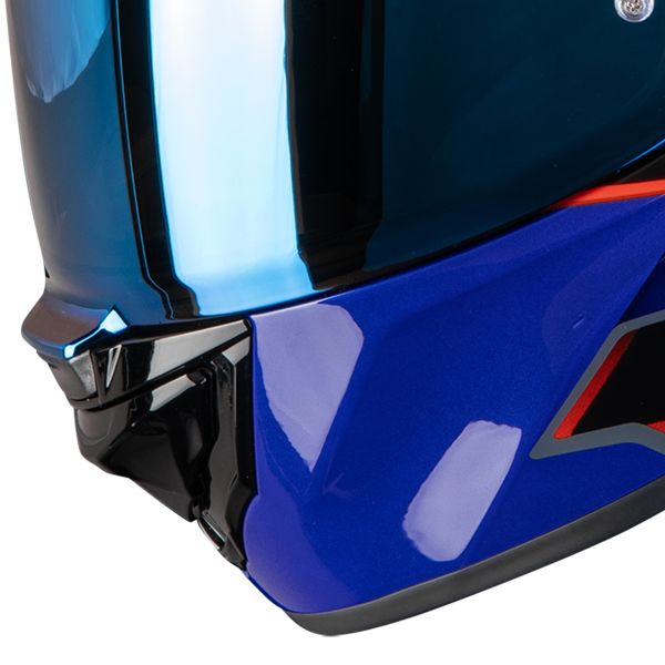 Scorpion Exo 530 Air Clip Blue Black Red + Kit bluetooth 5R Lite