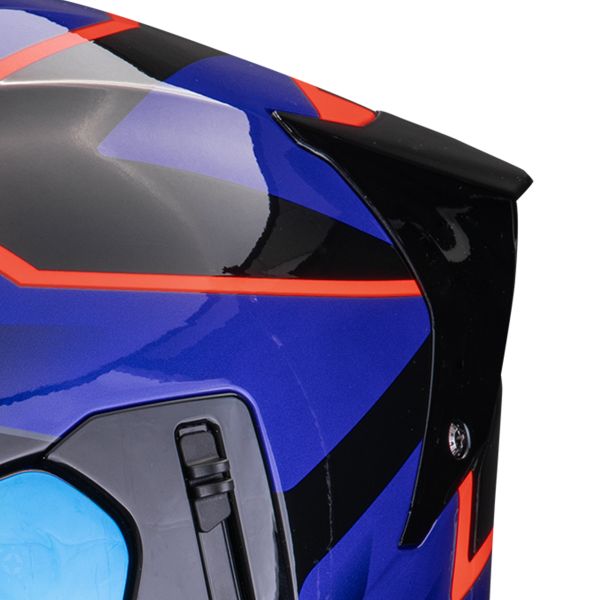 Scorpion Exo 530 Air Clip Blue Black Red + Kit bluetooth 5R Lite