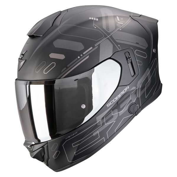 Integral Scorpion Exo 530 Air Fond Matt Black Silver Integral Scorpion Exo 530 Air Fond Matt Black Silver