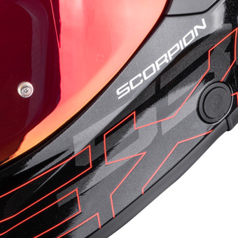 Scorpion Exo 530 Air Fond Metal Black Red