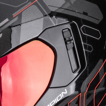 Scorpion Exo 530 Air Fond Metal Black Red