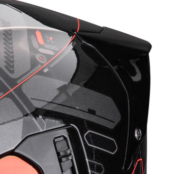 Scorpion Exo 530 Air Fond Metal Black Red