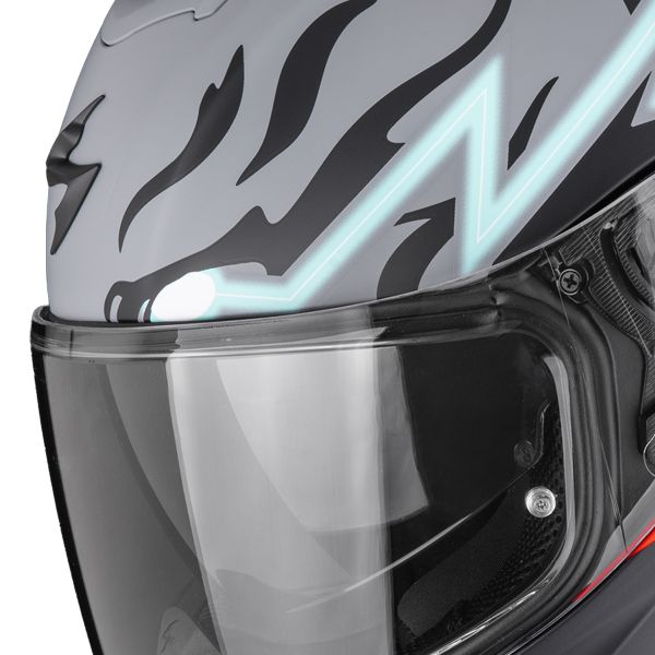 Scorpion Exo 530 Air Jsk 97 Matt Grey Red