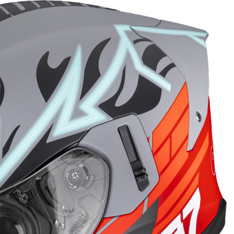 Scorpion Exo 530 Air Jsk 97 Matt Grey Red