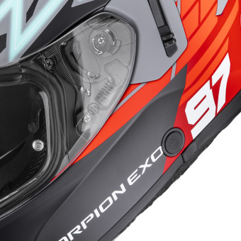 Scorpion Exo 530 Air Jsk 97 Matt Grey Red