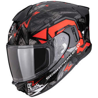 Integral Scorpion Exo 530 Air Meteor Black Silver Red