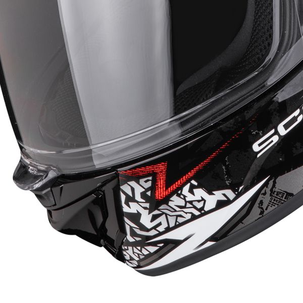 Scorpion Exo 530 Air Meteor Black Silver Red