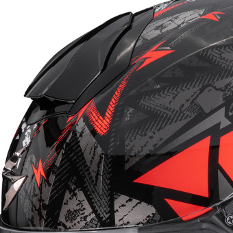 Scorpion Exo 530 Air Meteor Black Silver Red