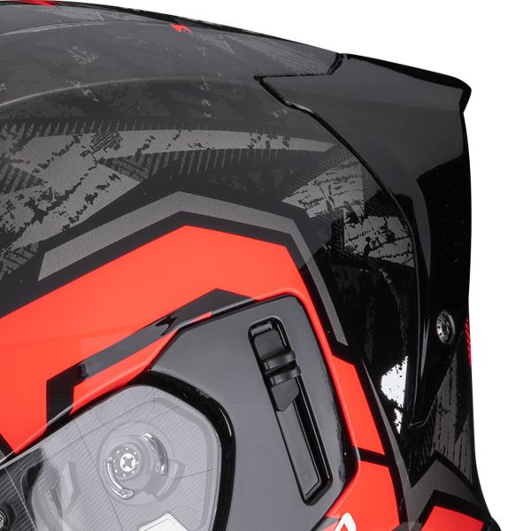 Scorpion Exo 530 Air Meteor Black Silver Red