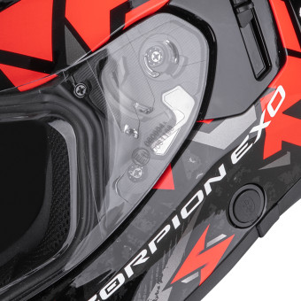 Scorpion Exo 530 Air Meteor Black Silver Red