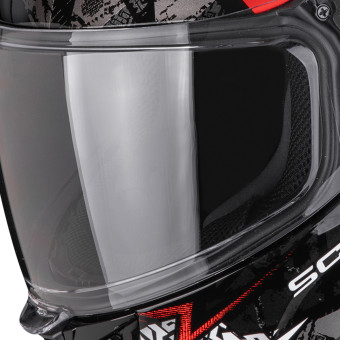 Scorpion Exo 530 Air Meteor Black Silver Red
