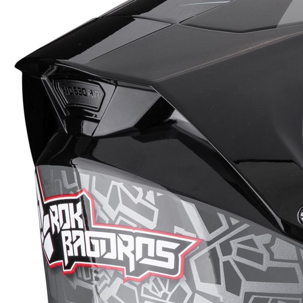 Scorpion Exo 530 Air Rok Grey Black Red