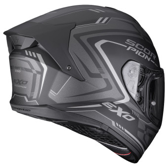 Scorpion Exo 530 Air Slope Matt Black Silver