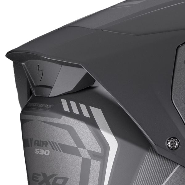 Scorpion Exo 530 Air Slope Matt Black Silver